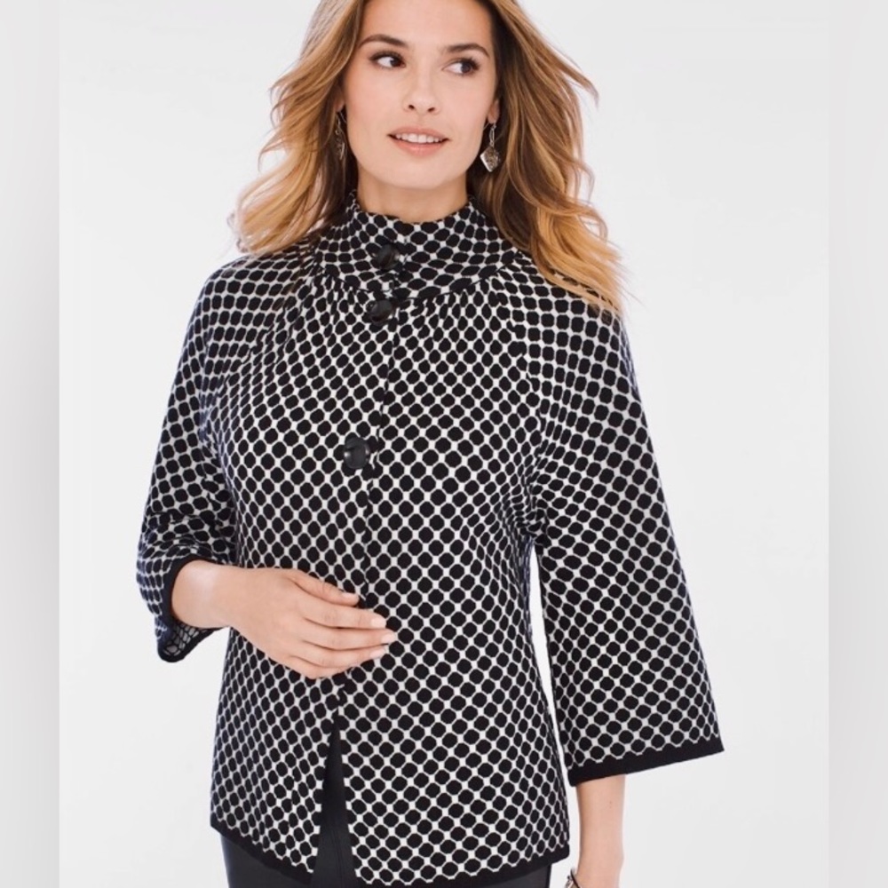 Chico’s Polka Dot Cardigan